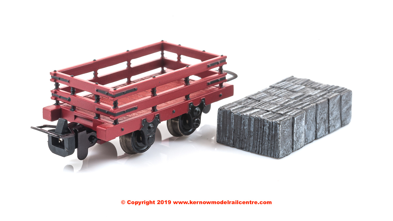 393-076 Bachmann Slate Wagons 3-Pack Red with Slate